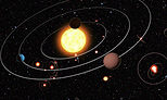 Illustration of solar systems